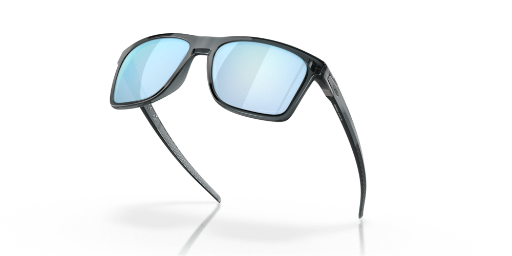 Oakley sunglass Leffingwell prizm deep water polarized Lenses with crystal black Frame - Cycling Gears Hub