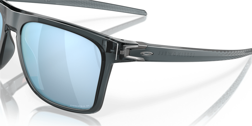 Oakley sunglass Leffingwell prizm deep water polarized Lenses with crystal black Frame - Cycling Gears Hub
