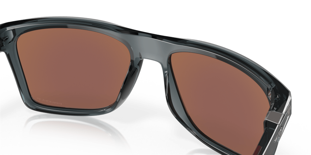 Oakley sunglass Leffingwell prizm deep water polarized Lenses with crystal black Frame - Cycling Gears Hub