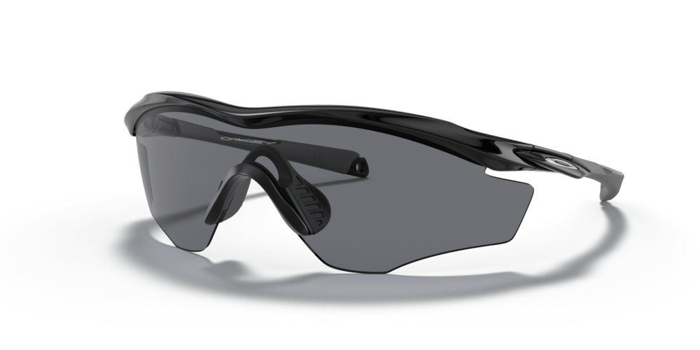 Oakley Sunglass M2 Frame® XL grey Lenses With polished black Frame - Cycling Gears Hub