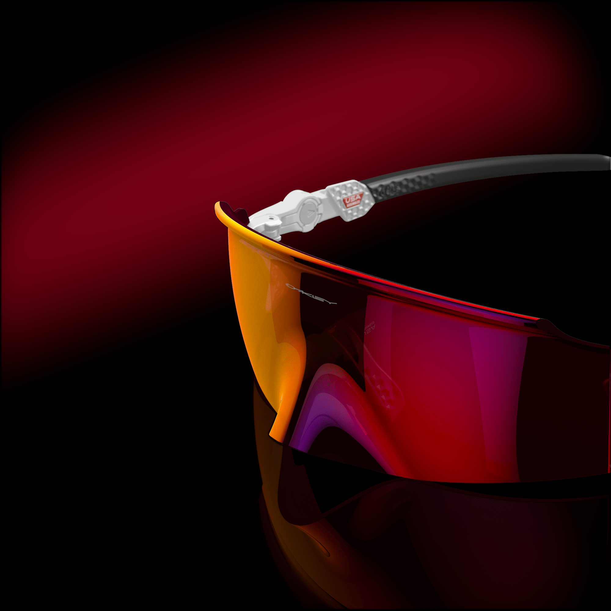 Oakley sunglass Oakley Kato prizm road Lenses, white Frame - Cycling Gears Hub