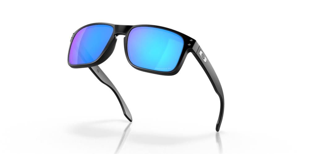 Oakley Sunglass prizm sapphire polarized Lenses, with matte black Frame - Cycling Gears Hub