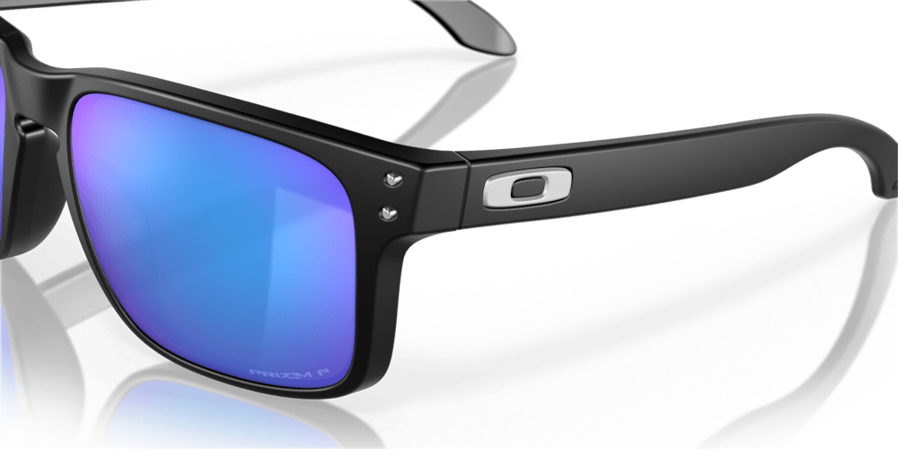 Oakley Sunglass prizm sapphire polarized Lenses, with matte black Frame - Cycling Gears Hub