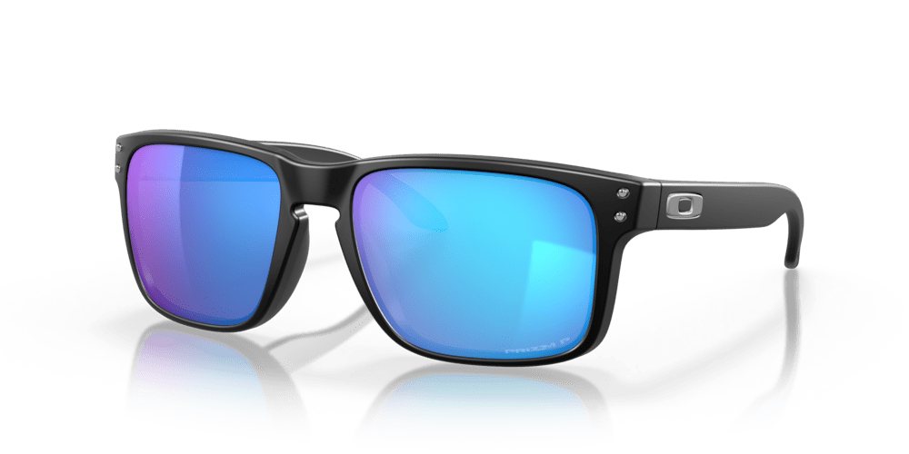 Oakley Sunglass prizm sapphire polarized Lenses, with matte black Frame - Cycling Gears Hub