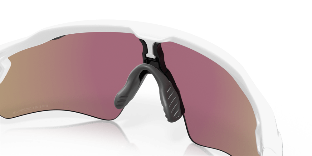 Oakley sunglass Radar® EV Path® prizm sapphire Lenses with polished white Frame - Cycling Gears Hub