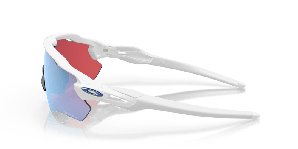 Oakley sunglass Radar® EV Path® prizm snow sapphire Lenses with polished white Fram - Cycling Gears Hub