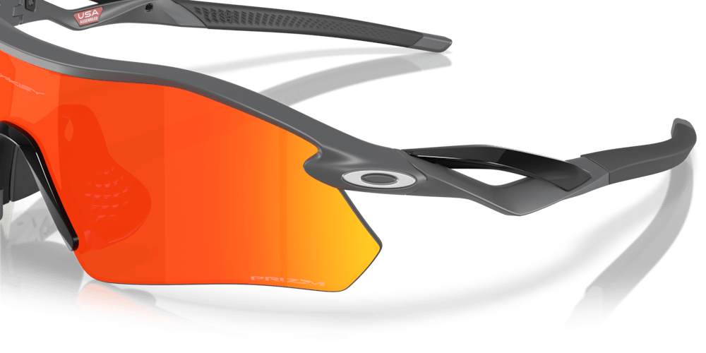 Oakley sunglass Radar® Plate prizm ruby Lenses with matte carbon Frame - Cycling Gears Hub