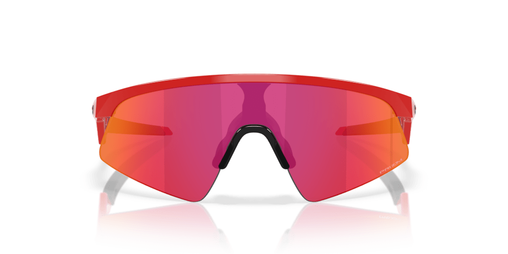 Oakley sunglass Resistor Sweep (Youth Fit) prizm field Lenses with redline Frame - Cycling Gears Hub