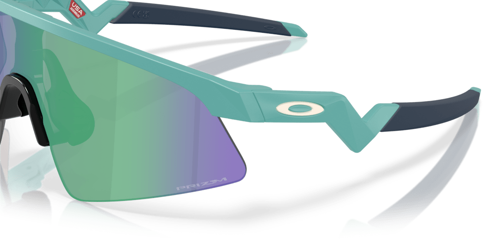 Oakley sunglass Resistor Sweep (Youth Fit) prizm jade Lenses withmatte pacific Frame - Cycling Gears Hub