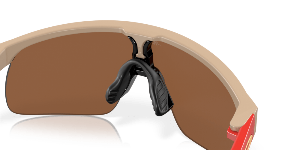 Oakley Sunglass Resistor (Youth Fit) Patrick Mahomes II Collection prizm tungsten Lenses with matte terrain tan Frame - Cycling Gears Hub