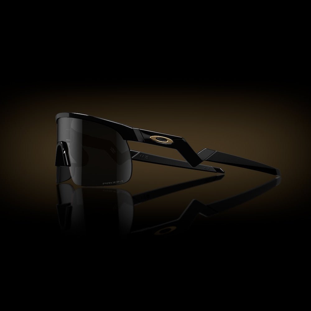 Oakley sunglass Resistor (Youth Fit) Players Collection prizm black Lenses with black Frame - Cycling Gears Hub