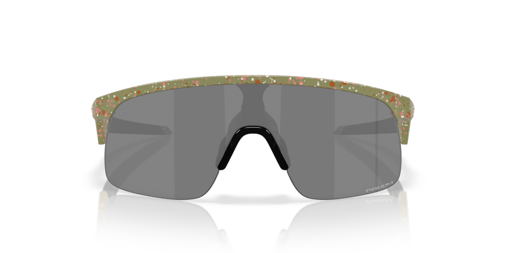 oakley sunglass Resistor (Youth Fit) Terrazzo Collection prizm black Lenses with fern terrazzo Frame - Cycling Gears Hub
