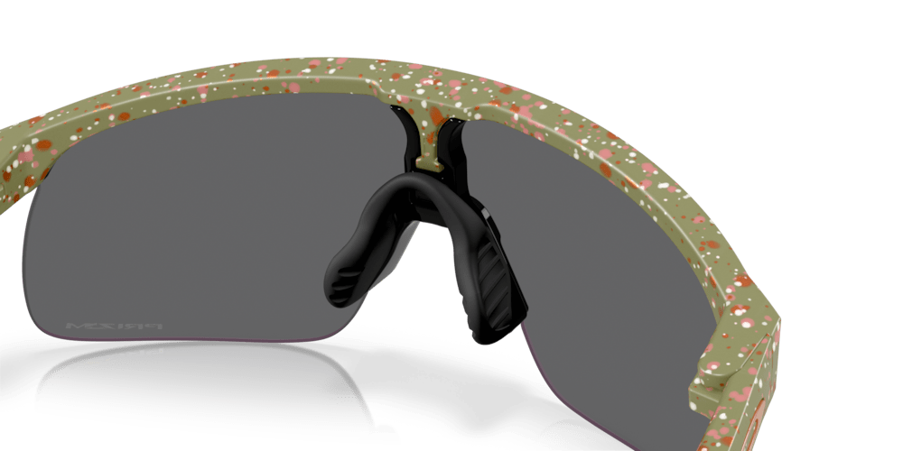 oakley sunglass Resistor (Youth Fit) Terrazzo Collection prizm black Lenses with fern terrazzo Frame - Cycling Gears Hub
