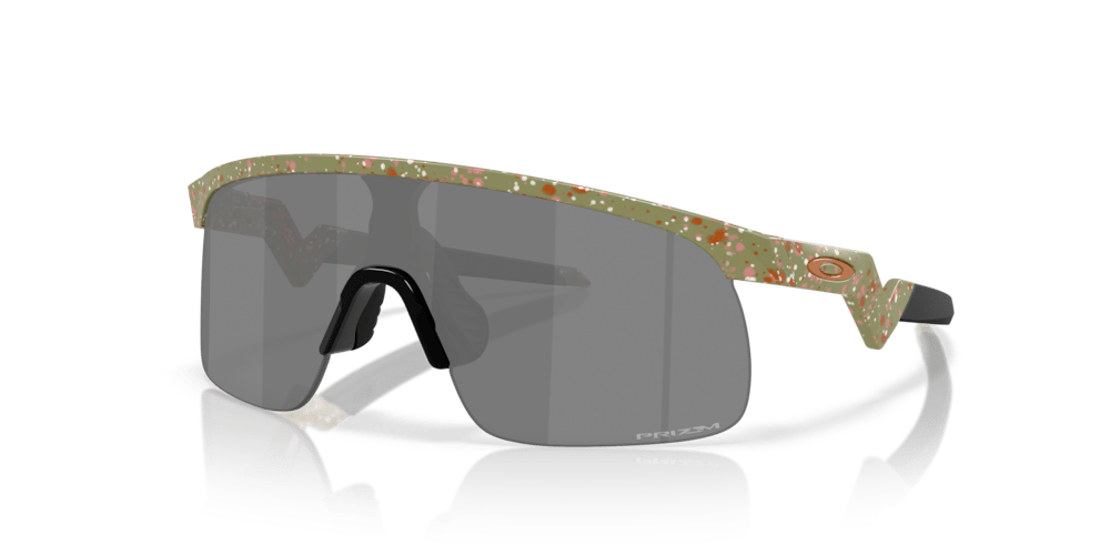 oakley sunglass Resistor (Youth Fit) Terrazzo Collection prizm black Lenses with fern terrazzo Frame - Cycling Gears Hub