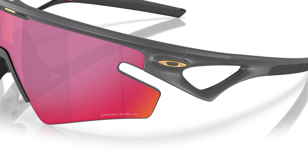 Oakley Sunglass Sphaera™ Slash prizm road Lenses with matte carbon Frame - Cycling Gears Hub