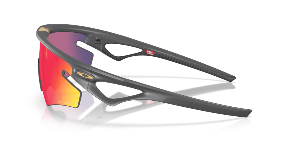 Oakley Sunglass Sphaera™ Slash prizm road Lenses with matte carbon Frame - Cycling Gears Hub