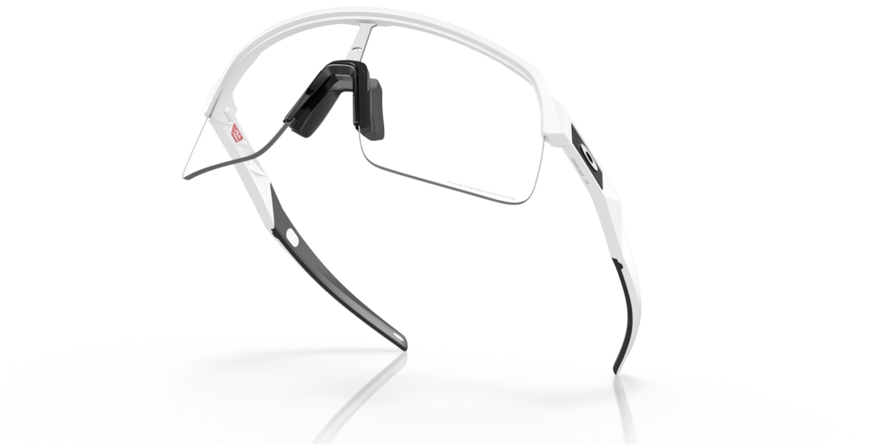 Oakley Sunglass Sutro Lite Matte White Clear Photochromic - Cycling Gears Hub