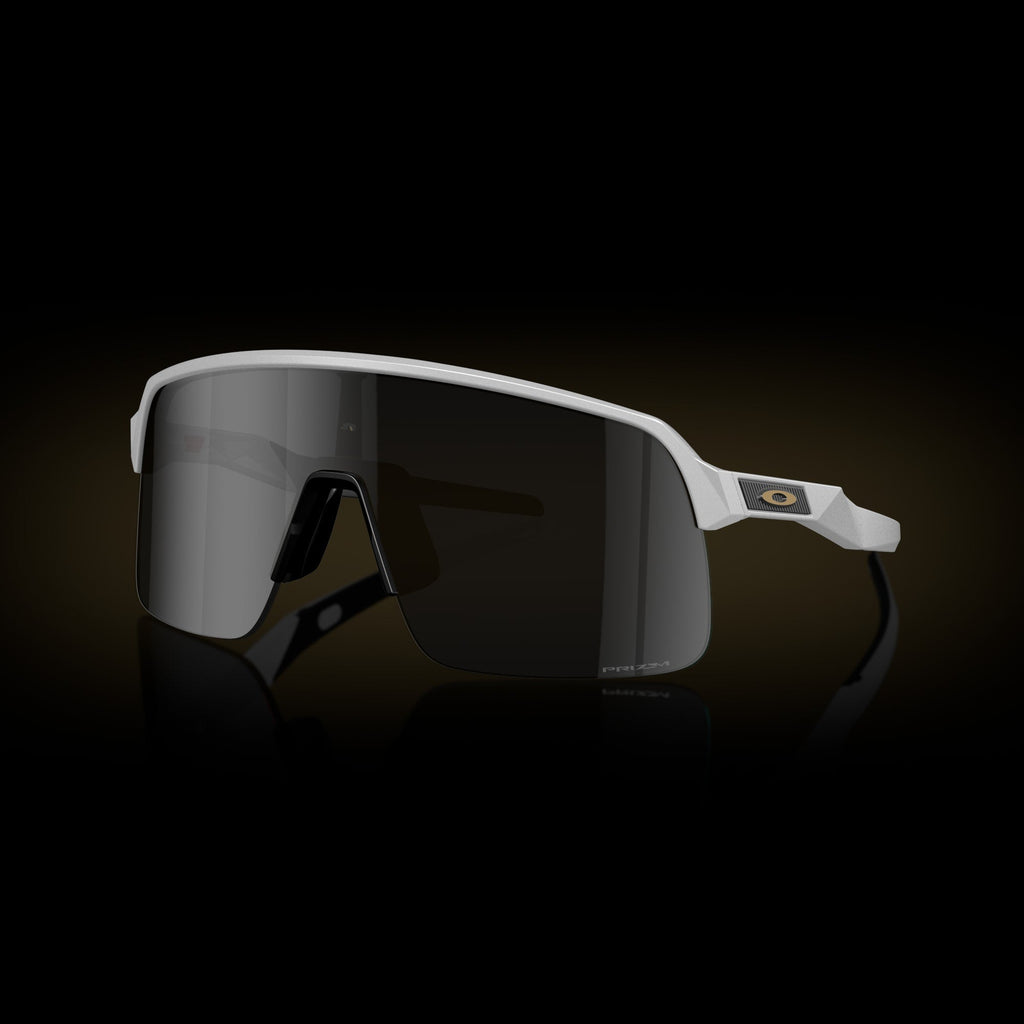 Oakley Sunglass Sutro Lite Players Collection prizm black Lenses, matte white Frame - Cycling Gears Hub
