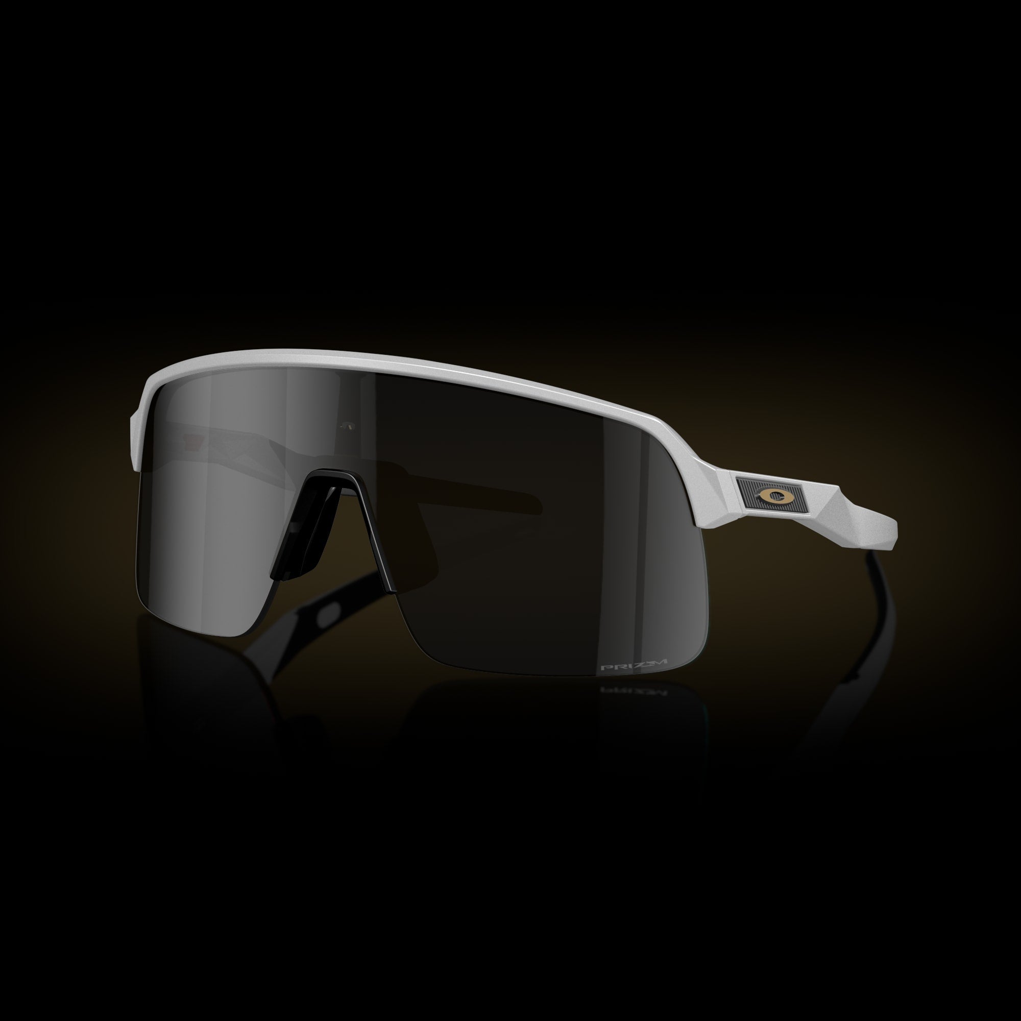 Oakley Sunglass Sutro Lite Players Collection prizm black Lenses, matte white Frame - Cycling Gears Hub