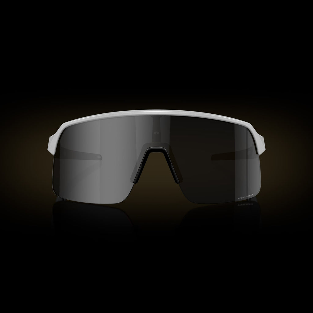 Oakley Sunglass Sutro Lite Players Collection prizm black Lenses, matte white Frame - Cycling Gears Hub