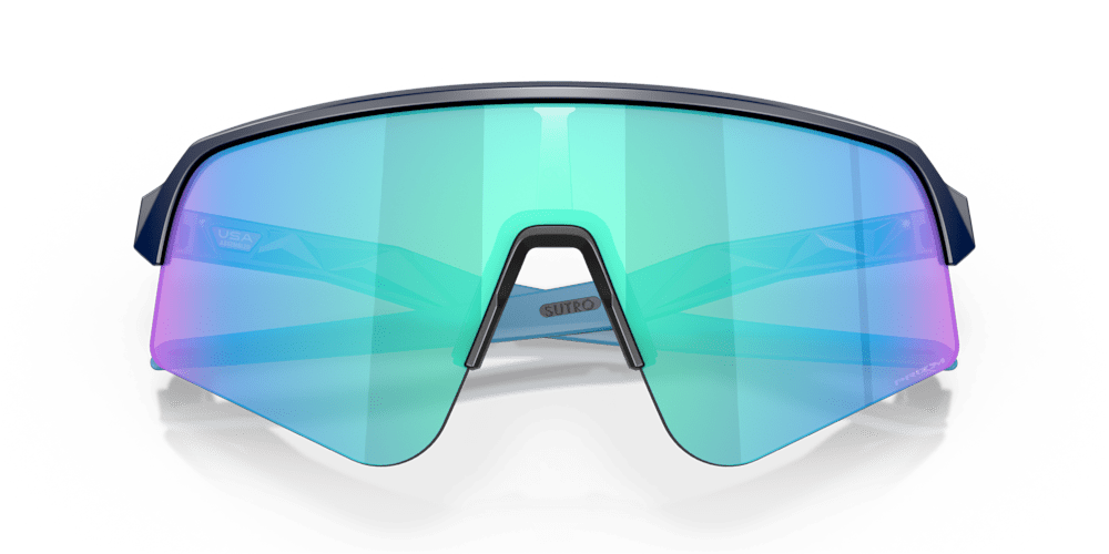 Oakley Sunglass Sutro Lite Sweep prizm sapphire Lenses with matte navy Frame - Cycling Gears Hub