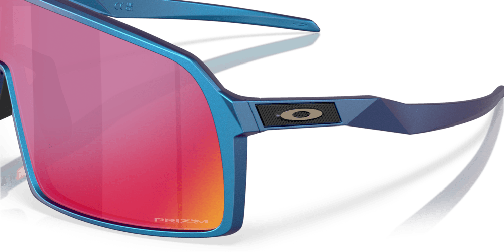 Oakley Sunglass Sutro prizm road Lenses with matte cyan/blue colorshift Frame - Cycling Gears Hub