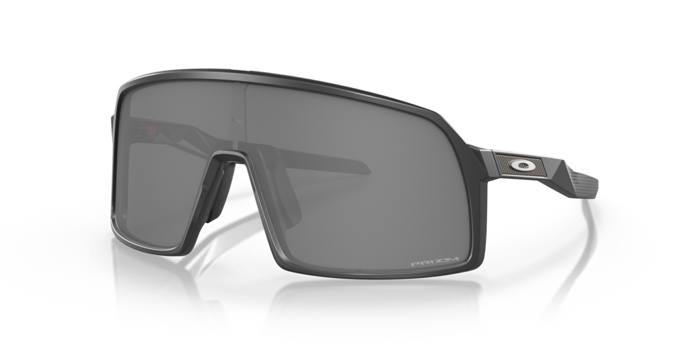 Oakley Sunglass Sutro S High Resolution Collection prizm black Lenses with hi res matte carbon Frame - Cycling Gears Hub