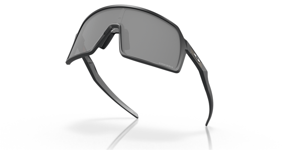 Oakley Sunglass Sutro S High Resolution Collection prizm black Lenses with hi res matte carbon Frame - Cycling Gears Hub