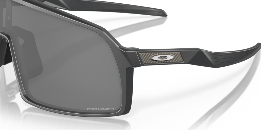 Oakley Sunglass Sutro S High Resolution Collection prizm black Lenses with hi res matte carbon Frame - Cycling Gears Hub