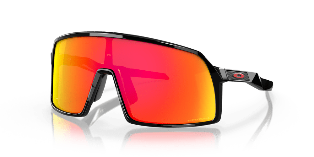 Oakley Sunglass Sutro S prizm ruby Lenses with polished black Frame - Cycling Gears Hub