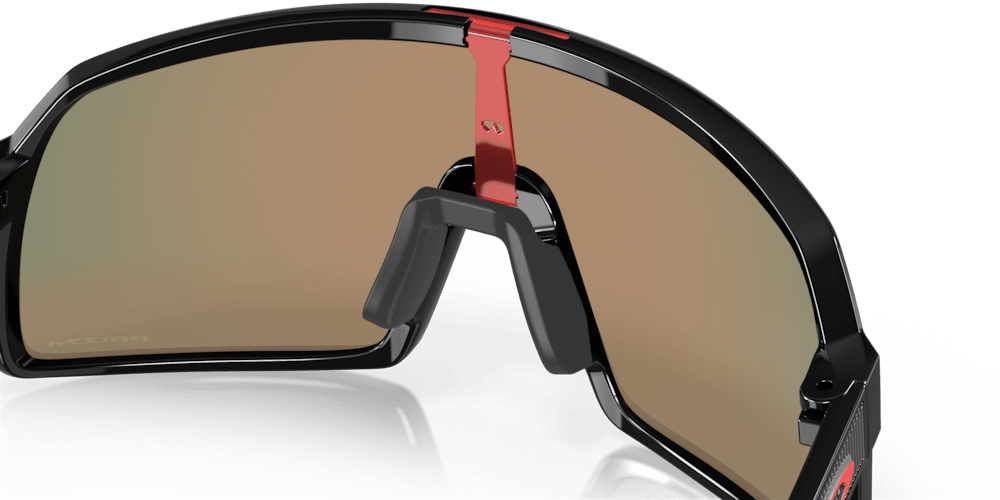 Oakley Sunglass Sutro S prizm ruby Lenses with polished black Frame - Cycling Gears Hub