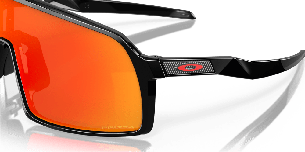 Oakley Sunglass Sutro S prizm ruby Lenses with polished black Frame - Cycling Gears Hub