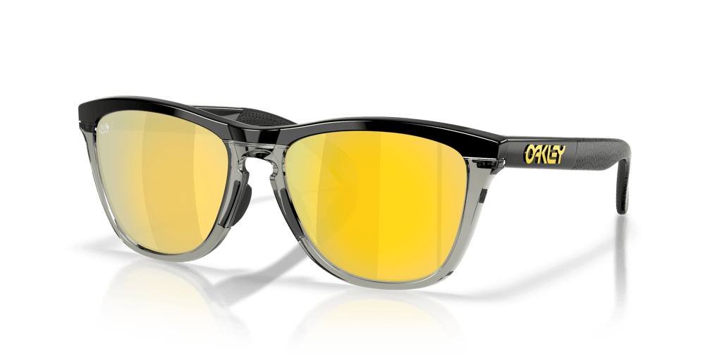 Oakley Sunglass Tour De France™ Frogskins™ Range prizm 24k polarized Lenses, matte black Frame - Cycling Gears Hub