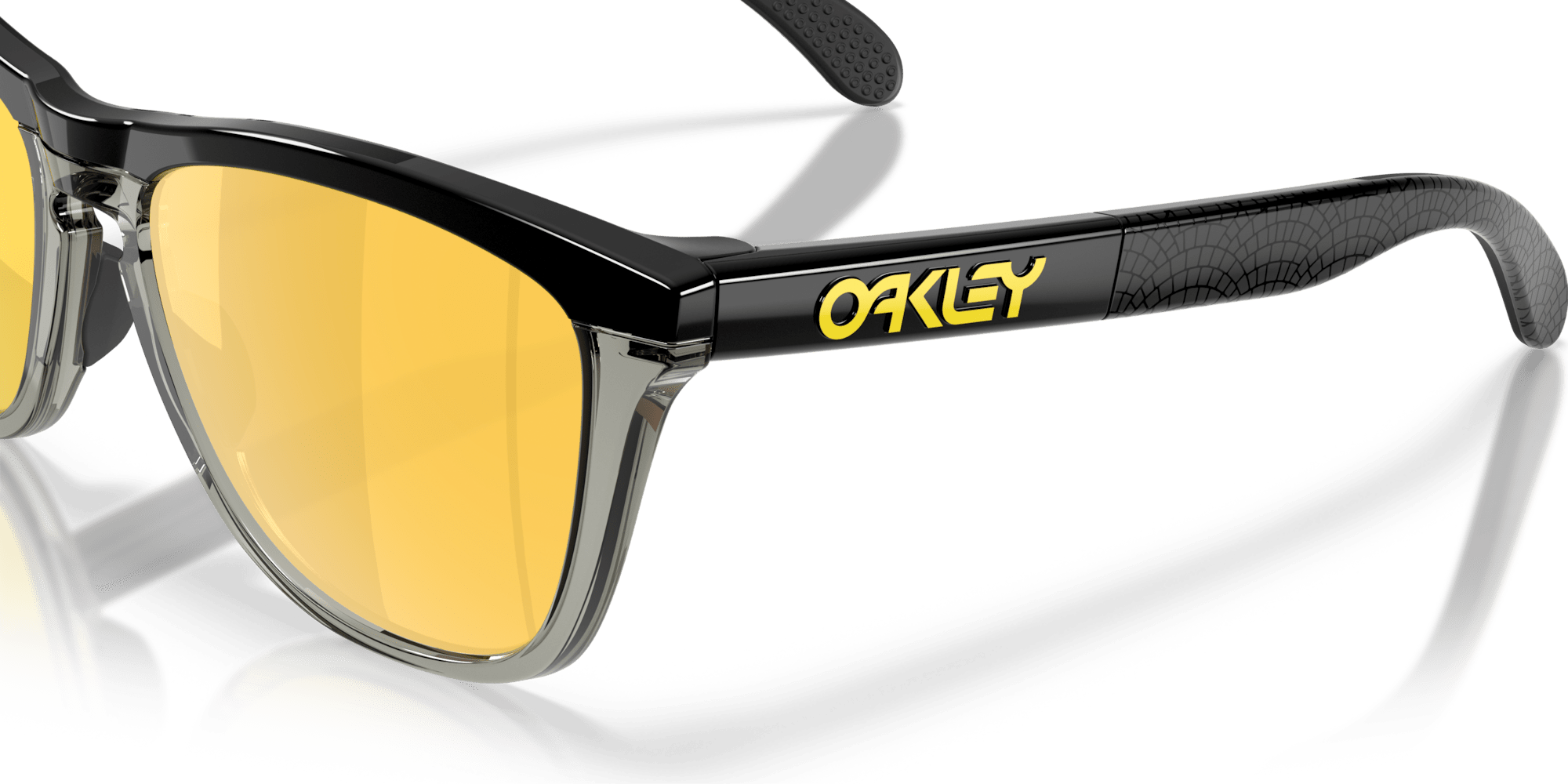 Oakley Sunglass Tour De France™ Frogskins™ Range prizm 24k polarized Lenses, matte black Frame - Cycling Gears Hub