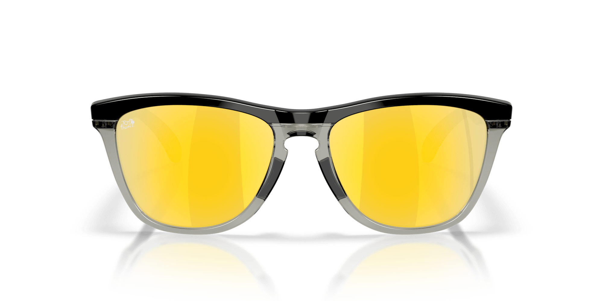 Oakley Sunglass Tour De France™ Frogskins™ Range prizm 24k polarized Lenses, matte black Frame - Cycling Gears Hub