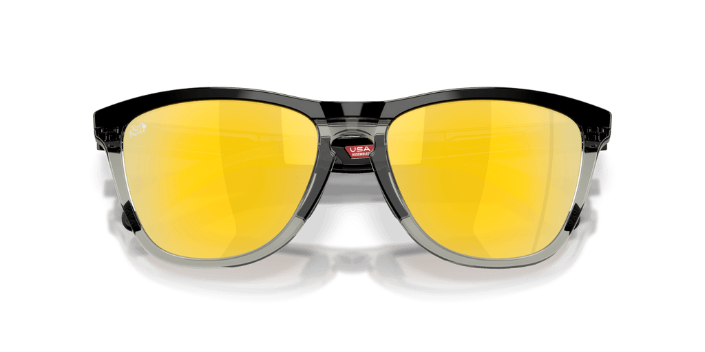 Oakley Sunglass Tour De France™ Frogskins™ Range prizm 24k polarized Lenses, matte black Frame - Cycling Gears Hub