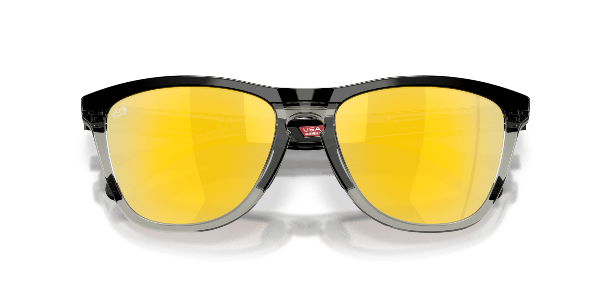Oakley Sunglass Tour De France™ Frogskins™ Range prizm 24k polarized Lenses, matte black Frame - Cycling Gears Hub