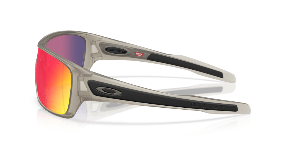 Oakley Sunglass Turbine Rotor prizm road Lenses with matte transparent grey ink Frame - Cycling Gears Hub