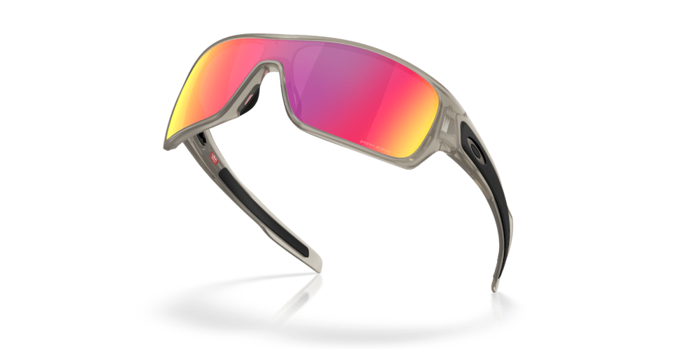 Oakley Sunglass Turbine Rotor prizm road Lenses with matte transparent grey ink Frame - Cycling Gears Hub