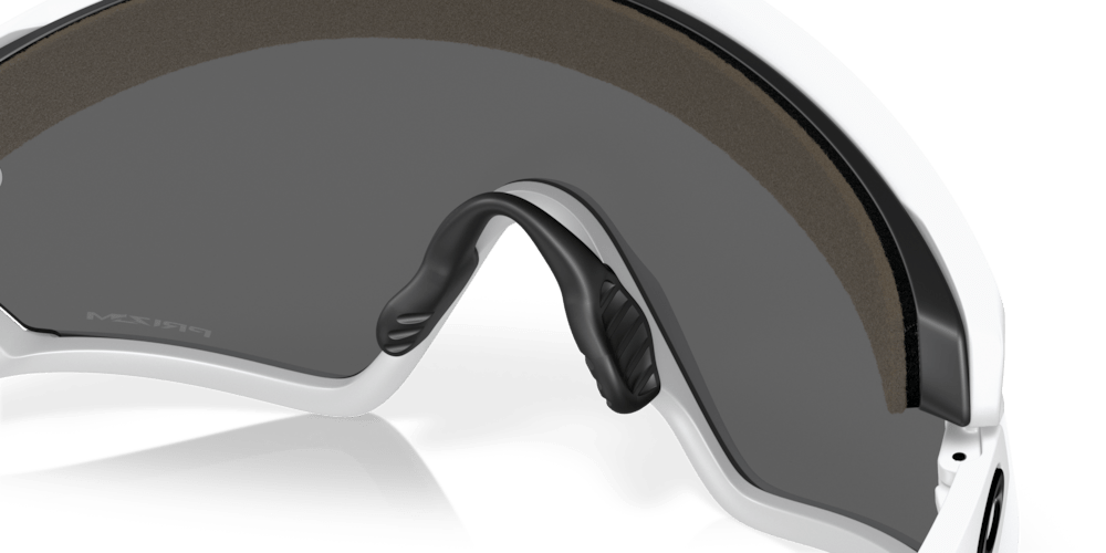 Oakley sunglass Wind Jacket® 2.0 prizm black Lenses, matte white Frame - Cycling Gears Hub