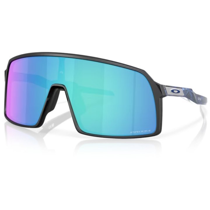 Oakley Sutro Fathom Collection Sport Sunglasses (Prizm Sapphire/Matte Black) | Cycling Gears Hub - Cycling Gears Hub
