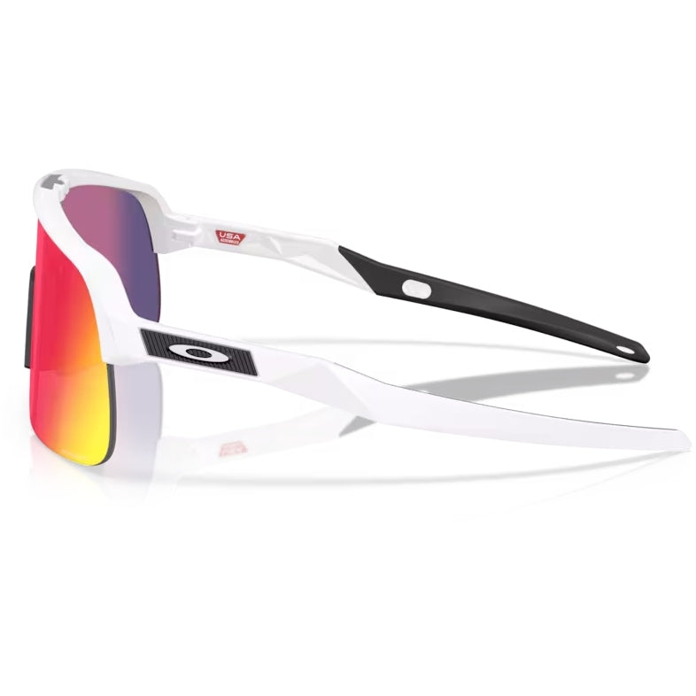 Oakley Sutro Lite S Sport Sunglasses (Prizm Road/Matt White) | Cycling Gears Hub