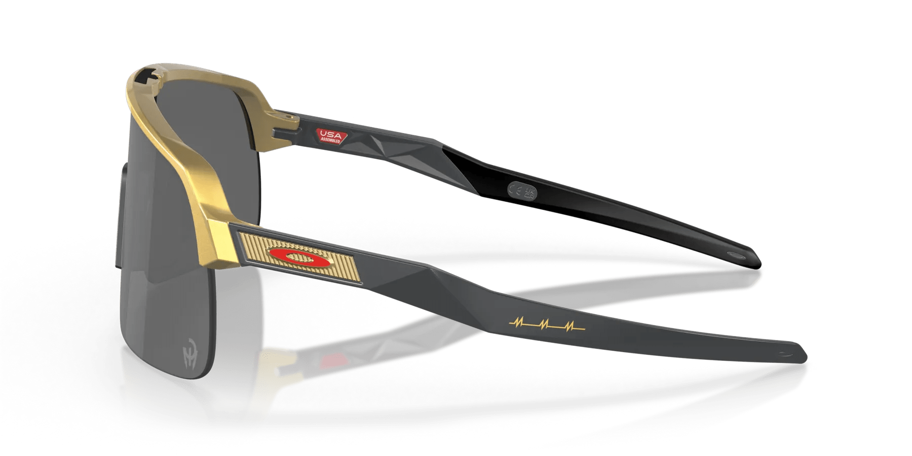 Oakley Sutro Lite Sport Sunglasses (Prizm Black/Olympic Gold) | Cycling Gears Hub - Cycling Gears Hub
