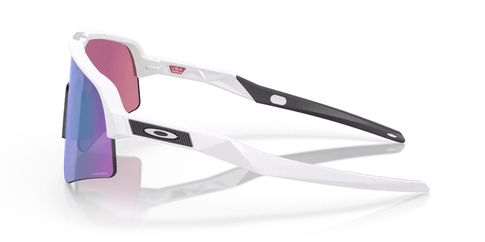 Oakley Sutro Lite Sweep Sport Sunglasses (Prizm Road Jade/Matte White) | Cycling Gears Hub - Cycling Gears Hub