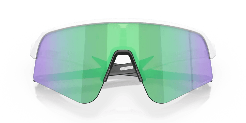 Oakley Sutro Lite Sweep Sport Sunglasses (Prizm Road Jade/Matte White) | Cycling Gears Hub - Cycling Gears Hub