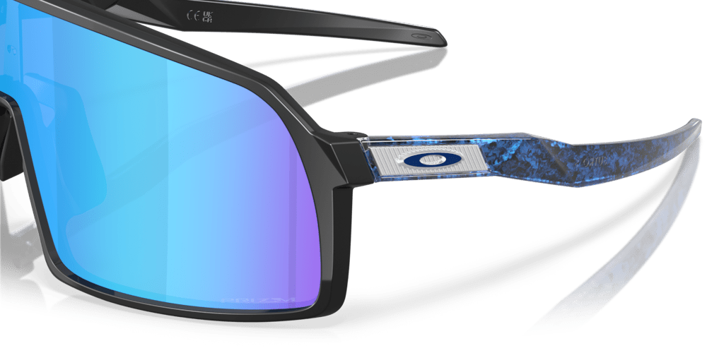 Oakley Sutro S Fathom Collection Sport Sunglasses (Matte Black/Prizm Sapphire) | Cycling Gears Hub - Cycling Gears Hub