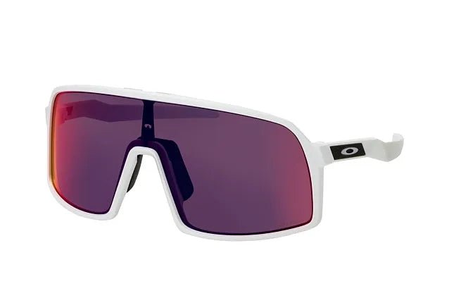 Oakley Sutro S (Prizm Road Lenses, Matte White Frame) | Cycling Gears Hub - Cycling Gears Hub