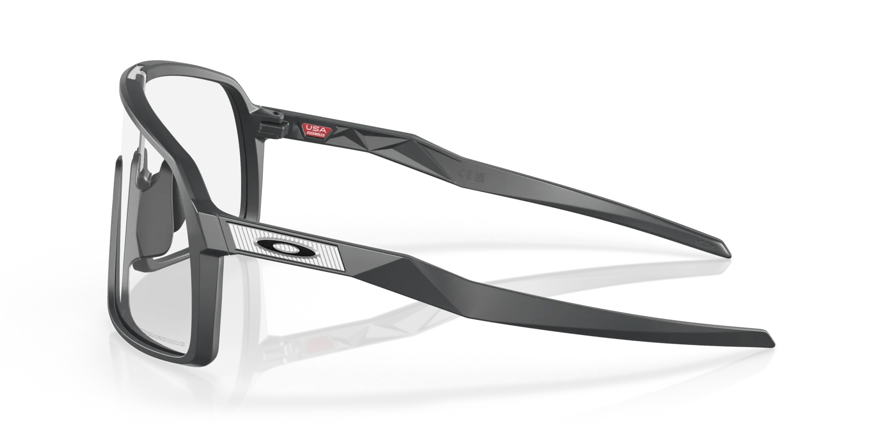 Oakley Sutro Sport Sunglasses (Clear To Black Iridium Photochromic/Matte Carbon) | Cycling Gears Hub - Cycling Gears Hub