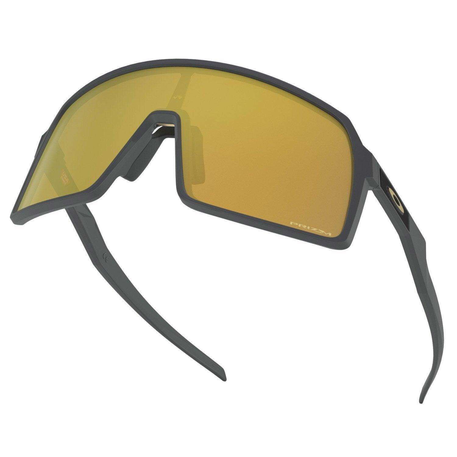 Oakley Sutro Sport Sunglasses (Prizm 24k/Matte Carbon) | Cycling Gears Hub - Cycling Gears Hub