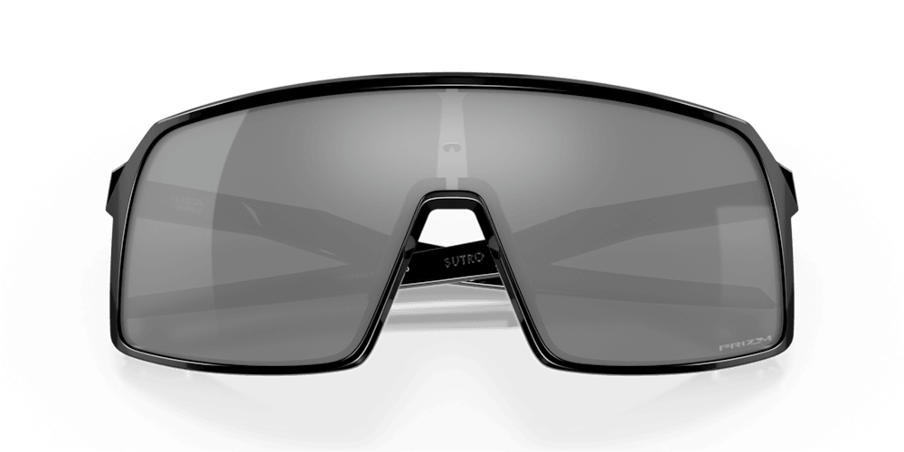Oakley Sutro Sport Sunglasses (Prizm Black/Polished Black) | Cycling Gears Hub - Cycling Gears Hub